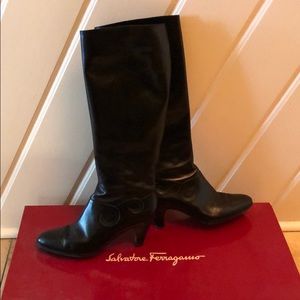 Salvatore Ferragamo Leather Boots